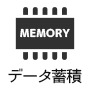 メモリ（データ蓄積）搭載