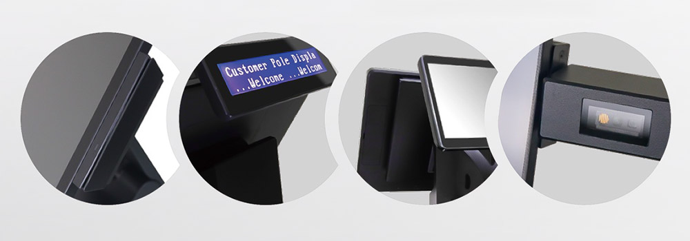 SF1560 POS端末 オプション機器 セカンドディスプレイ MSR カードリーダー