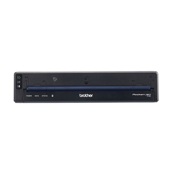 ブラザー PocketJet PJ-863 A4対応モバイルプリンターの上部イメージ